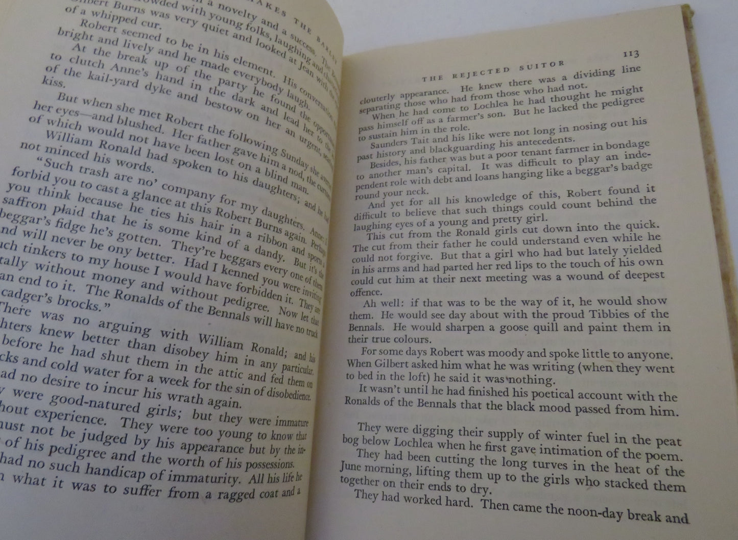 The Wind That Shakes The Barley by James Barke, A Novel of the Life & Loves of Robert Burns, Old Book