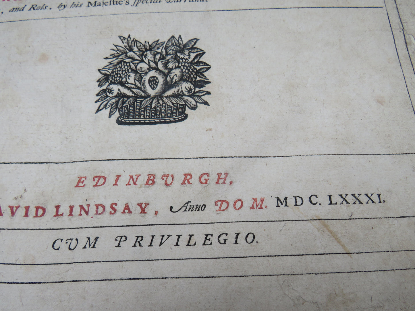 The Laws And Acts Of Parliament Made By Kings & Queens Of Scotland 1681