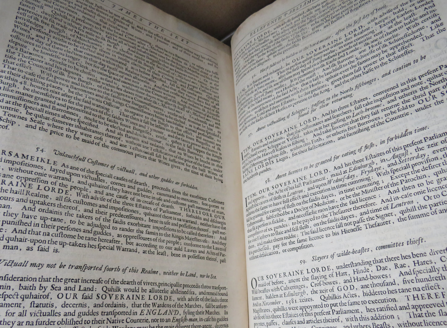 The Laws And Acts Of Parliament Made By Kings & Queens Of Scotland 1681