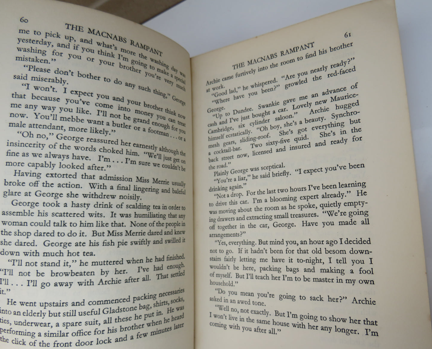 The Macnabs Rampant By R.J.B Sellar 1937