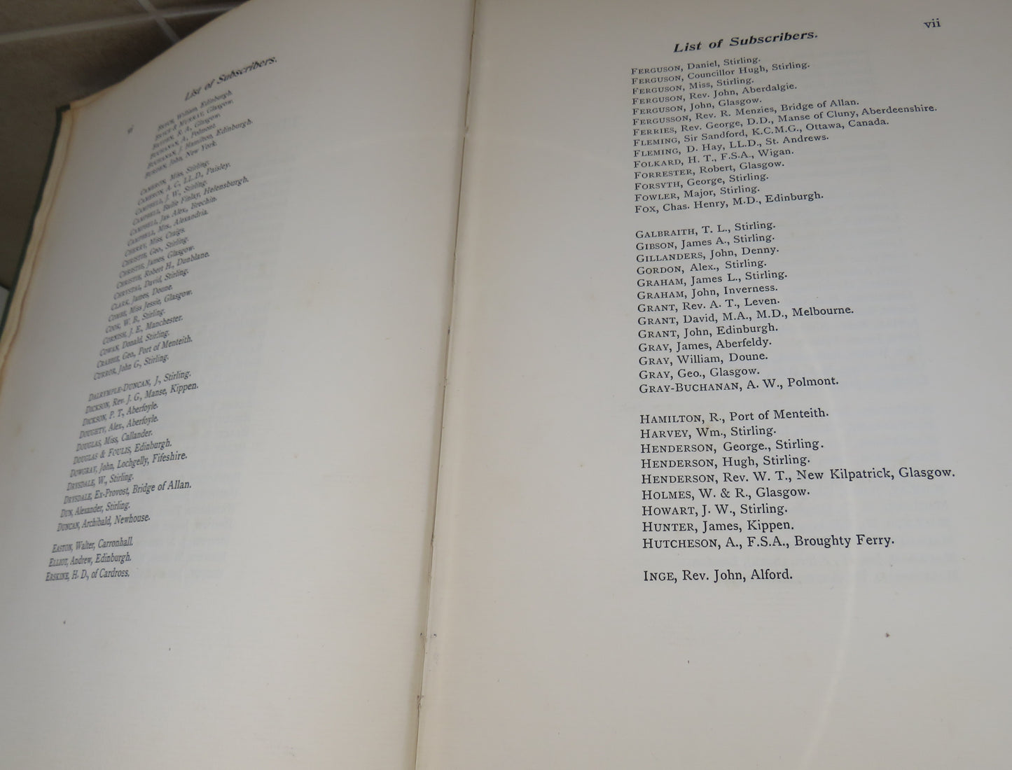 The Lake Of Menteith : Its Islands And Vicinity With Historical Accounts Of The Priory Of Inchmahome and The Earldom Of Menteith By A.F. Hutchison 1899