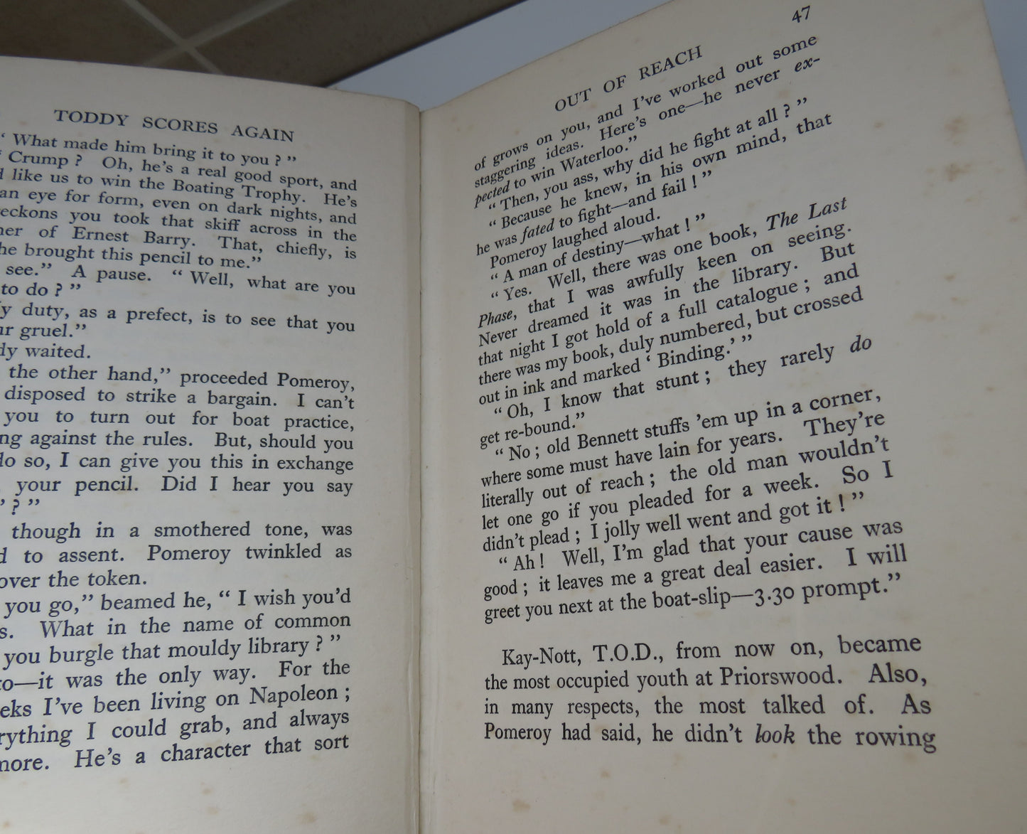 Toddy Scores Again Being The School Adventures Of No Ordinary Boy By Alfred Jubb