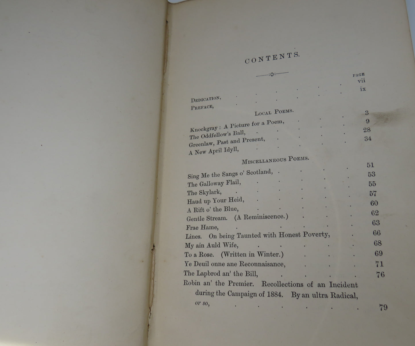 Poems Local, Lyric, and Miscellaneous By James S. M'Culloch 1885