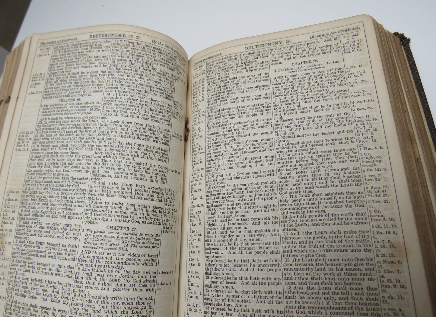 The Holy Bible Containing The Old And New Testaments Antique Book