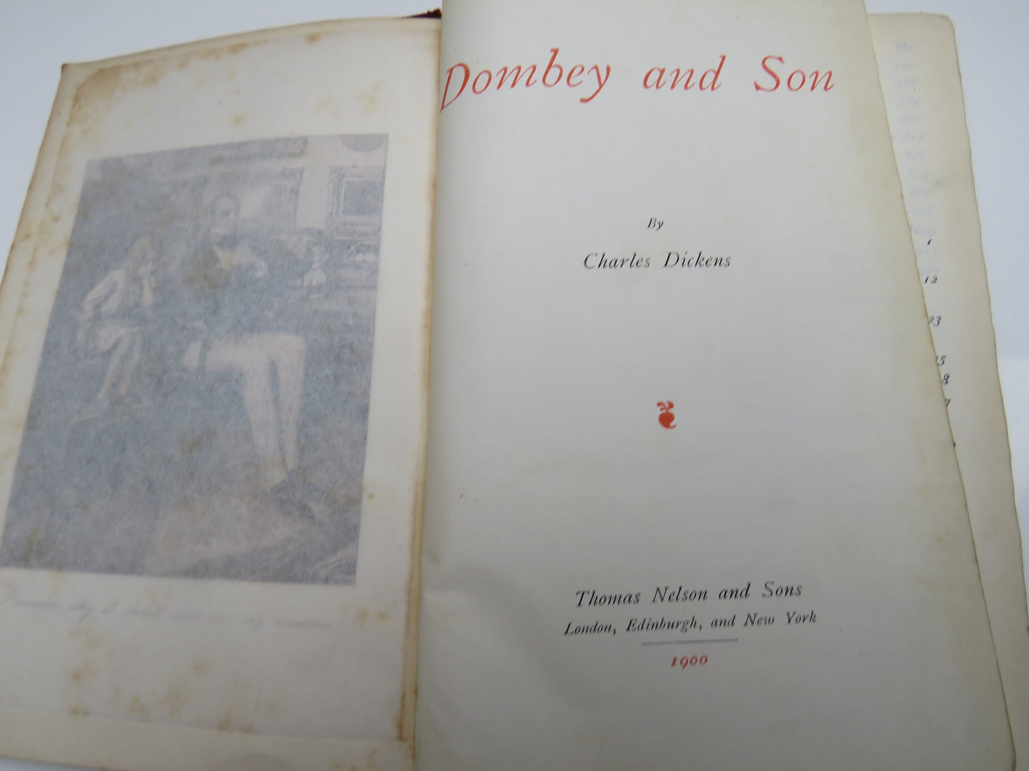 Dombey And Son By Charles Dickens 1900