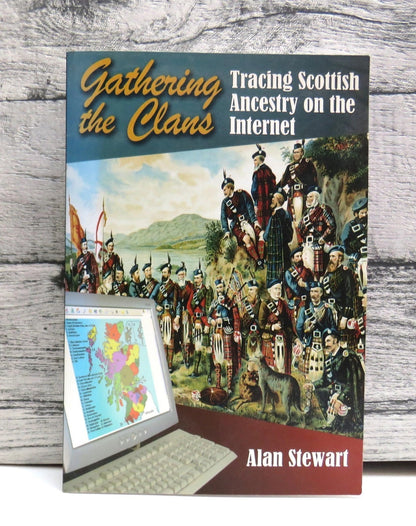 Tracing Scottish Ancestry On The Internet By Alan Stewart (Scottish History Book, 2004) book front cover