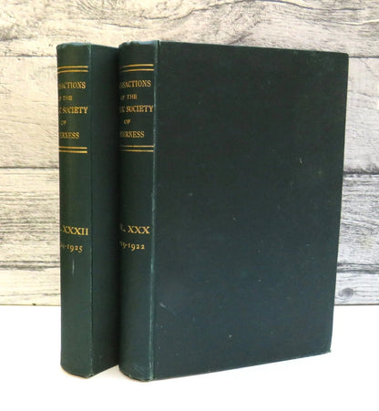 Transactions of the Gaelic Society of Inverness Vols XXX & XXXII (Scottish History Book Set, 1924 &  book front cover