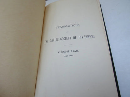Transactions of the Gaelic Society of Inverness Vols XXX & XXXII (Scottish History Book Set, 1924 &  book image 5