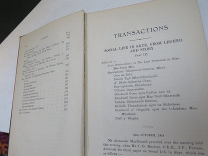 Transactions of the Gaelic Society of Inverness Vols XXX & XXXII (Scottish History Book Set, 1924 &  book image 4