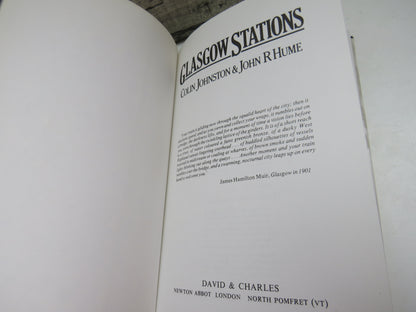 Glasgow Stations By Colin Johnston & John R Hume 1979 book image 4