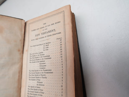 The New Testament of Our Lord Saviour Jesus Christ 1849 Small Book
