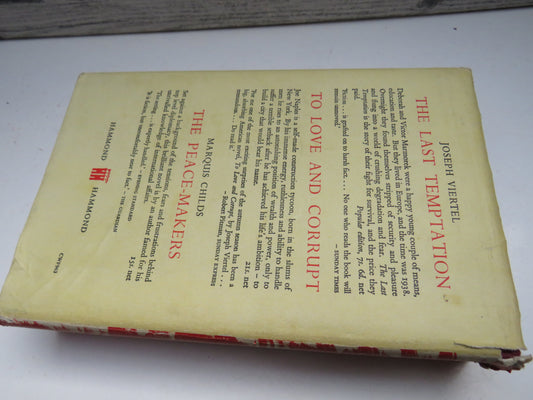 The Man Who Played God A Novel By Robert St. John 1963 1st Edition Author Signed