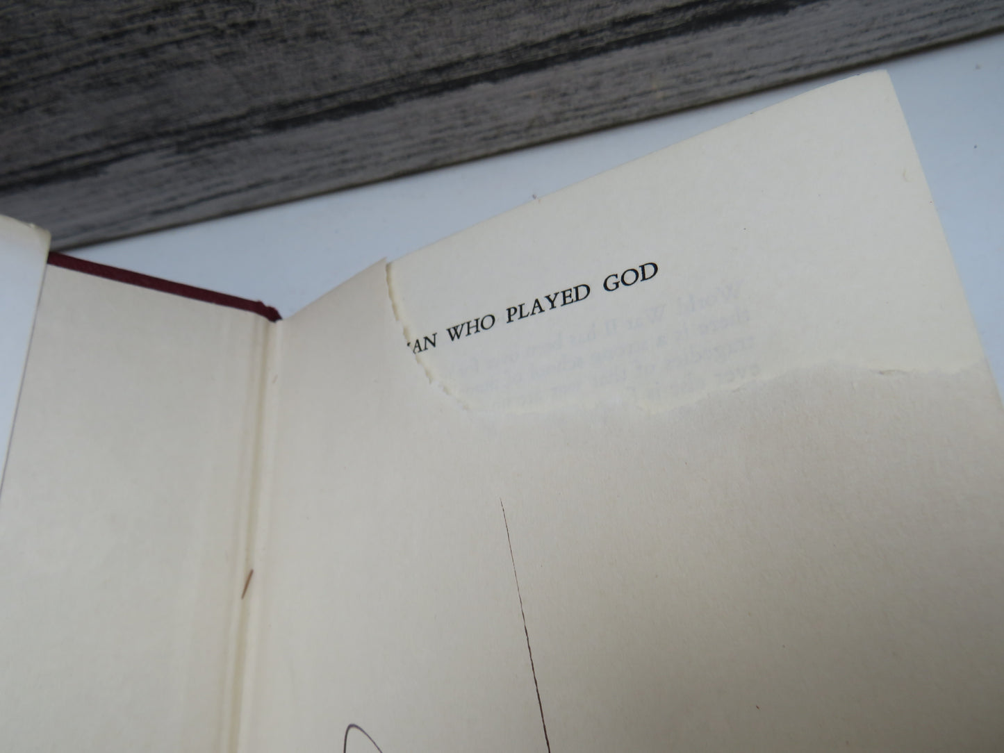 The Man Who Played God A Novel By Robert St. John 1963 1st Edition Author Signed