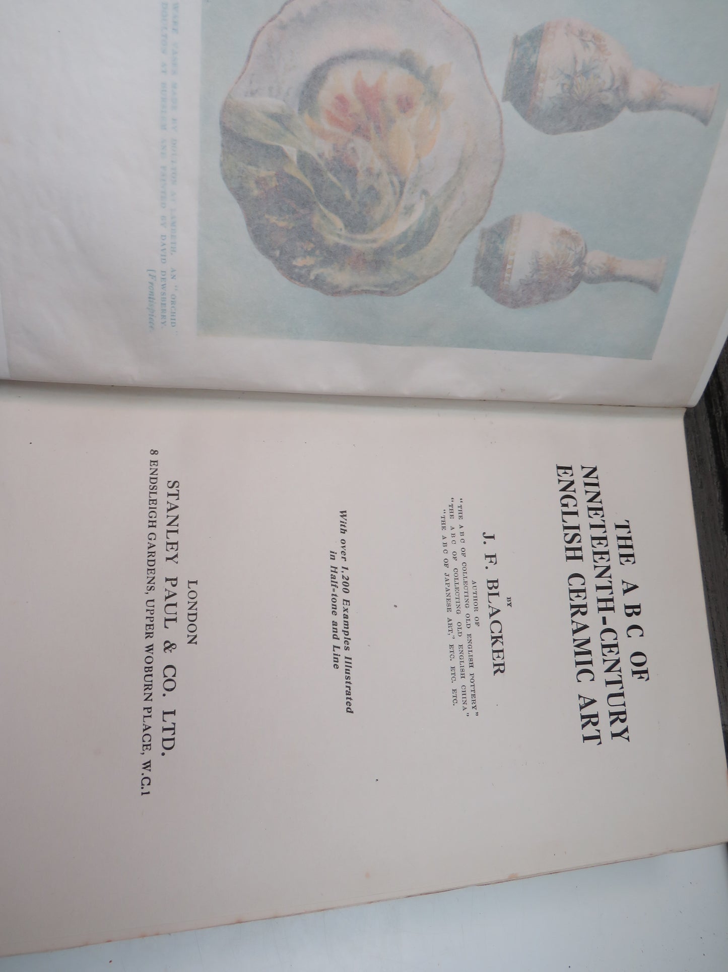 The A B C of Nineteenth-Century English Ceramic Art By J.F. Blacker