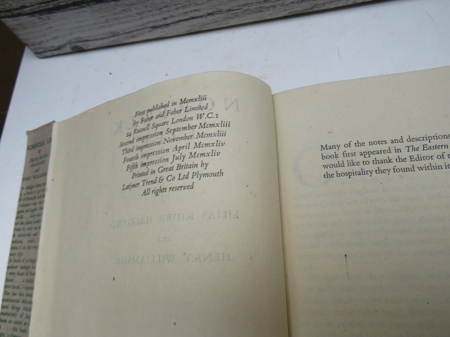 Norfolk Life By Lilias Rider Haggard and Henry Williamson 1944