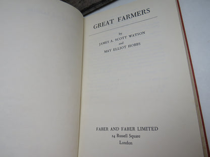 Great Farmers By James A. Scott Watson and May Elliot Hobbs 1951 book image 4
