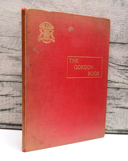The Gordon Book Edited By John Malcolm Bulloch 1902 book front cover