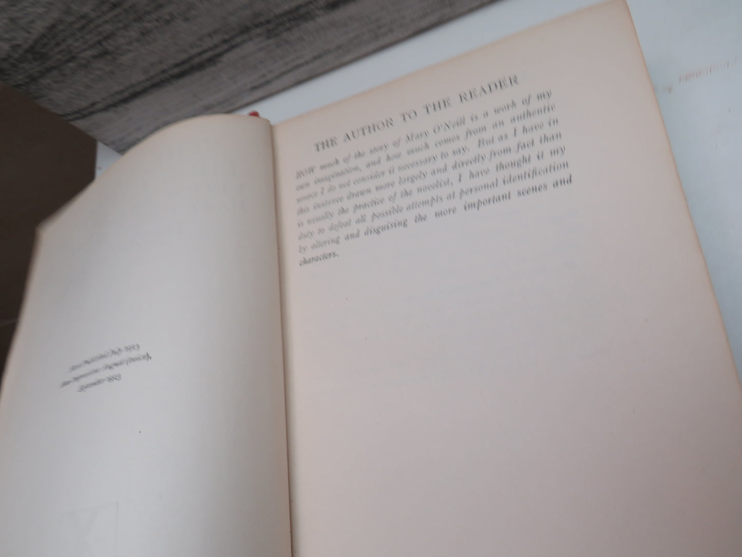 The Woman Thou Gavest Me Being The Story of Mary O'Neil Written By Hall Caine 1913