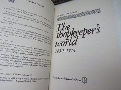 The Shopkeeper's World 1830-1914 By Michael J. Winstanley 1983 book image 4