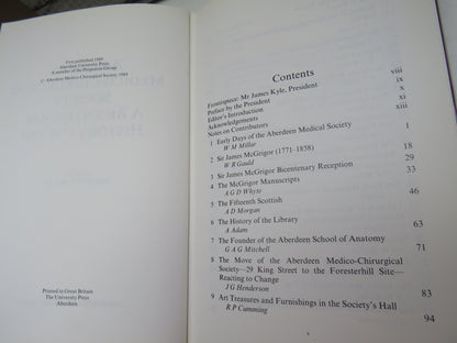 Aberdeen Medico-Chirurgical Society A Bicentennial History 1789-1989 Edited By George P Milne 1989 book image 5