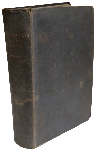 The Theory and Practice of Electric Wiring By W.S. Ibbetson 1909 book front cover
