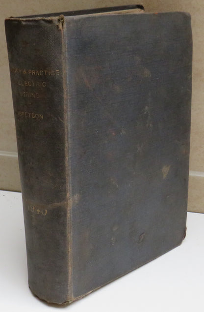 The Theory and Practice of Electric Wiring By W.S. Ibbetson 1909 book image 2