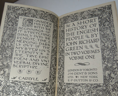 A Short History of the English People by John Richard Green, Volume One book image 4