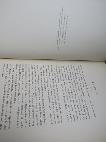 Antiquarian Notes A Series of Papers Regarding Families and Places In The Highlands By Charles Fraser-Mackintosh 1913