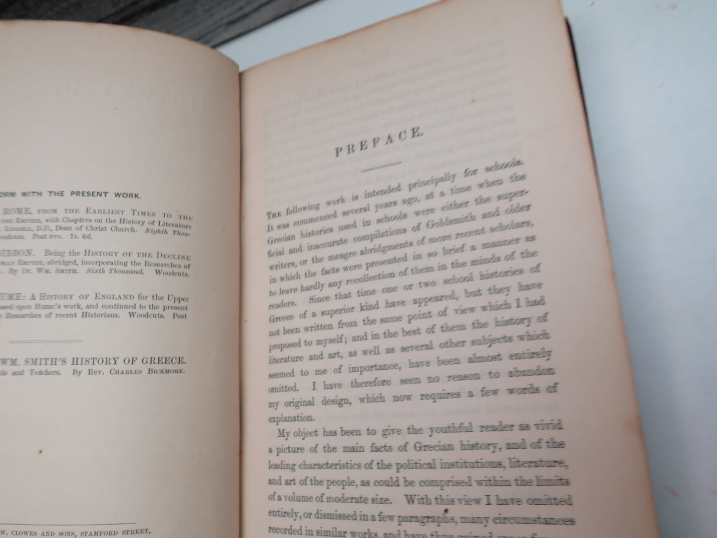 A History of Greece From The Earliest Times To The Roman Conquest By William Smith 1858