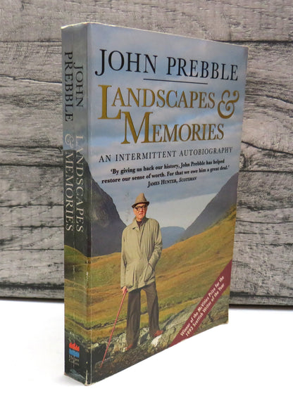 Landscapes & Memories An Intermittent Autobiography By John Prebble 1993 book front cover