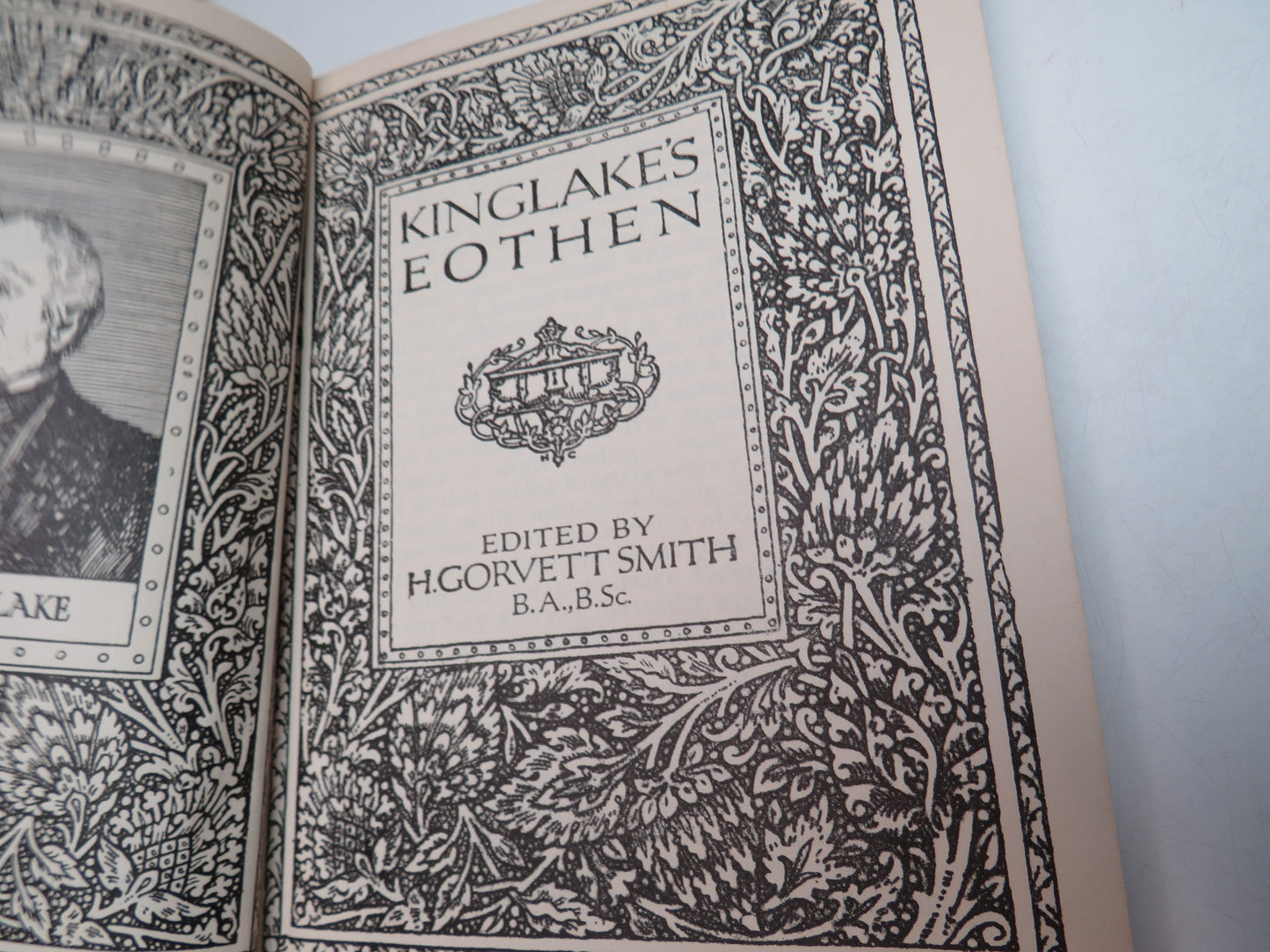 Kinglake's Eothen Edited By H.Gorvett Smith 1935
