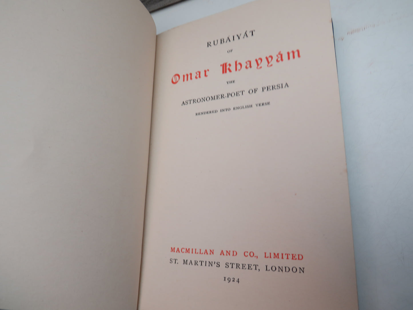 Rubaiyat of Omar Khayyam The Astronomer-Poet of Persia Rendered Into The English Verse 192