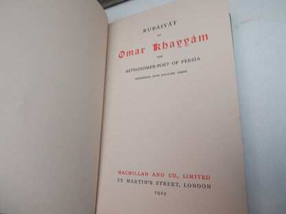 Rubaiyat of Omar Khayyam The Astronomer-Poet of Persia Rendered Into The English Verse 192