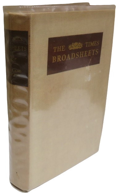 The Times Broadsheets 264 Passages From English Literature Chosen By The Times and Brought Together  book front cover