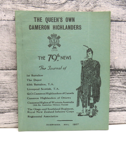 The Queen's Own Cameron Highlanders The 79th News May 1957