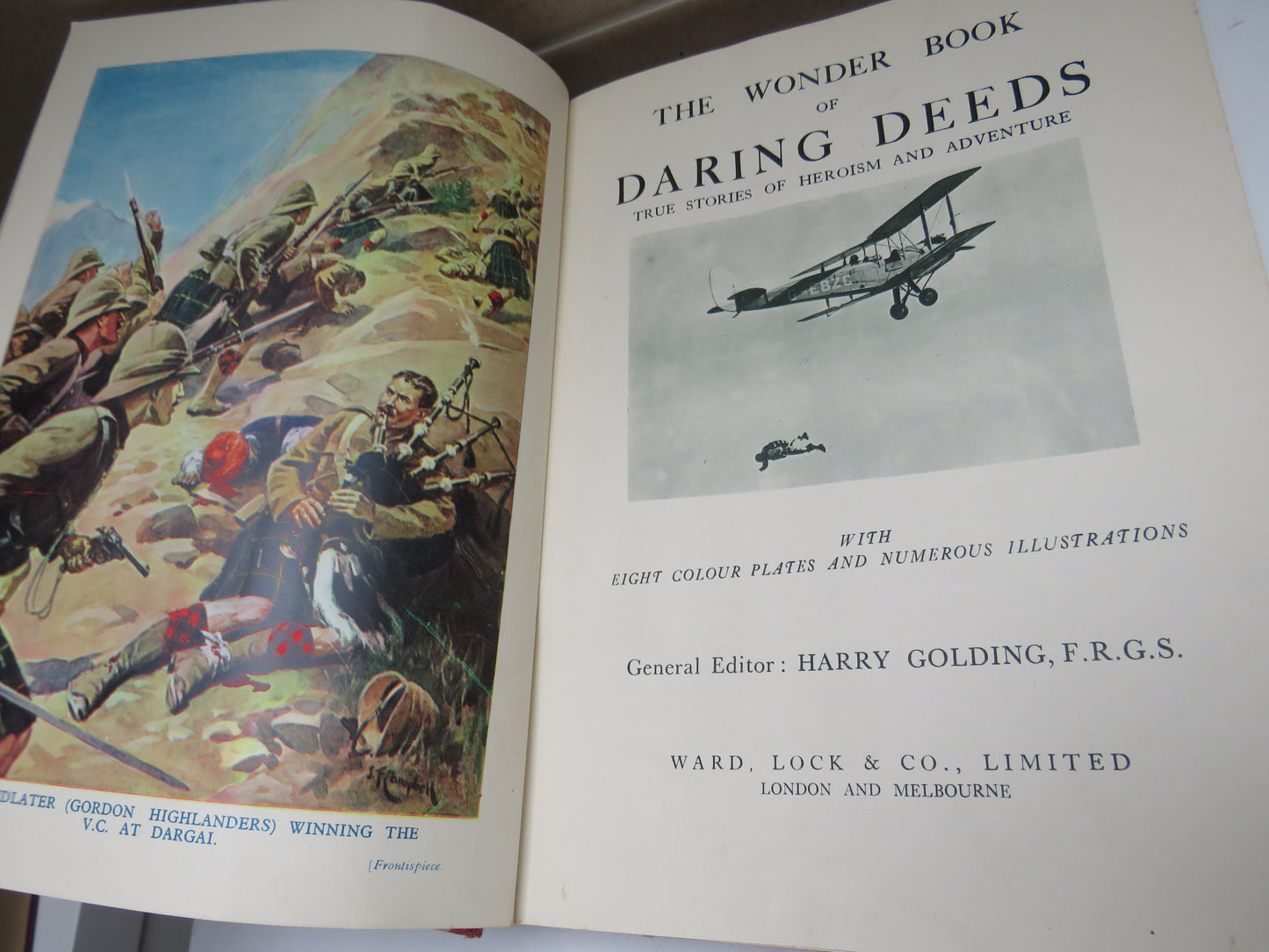 The Wonder Book of Daring Deeds True Stories of Heroism and Adventure