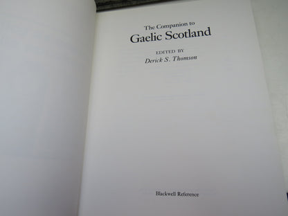 The Companion To Gaelic Scotland Edited by Derick S. Thomson 1983 book image 4