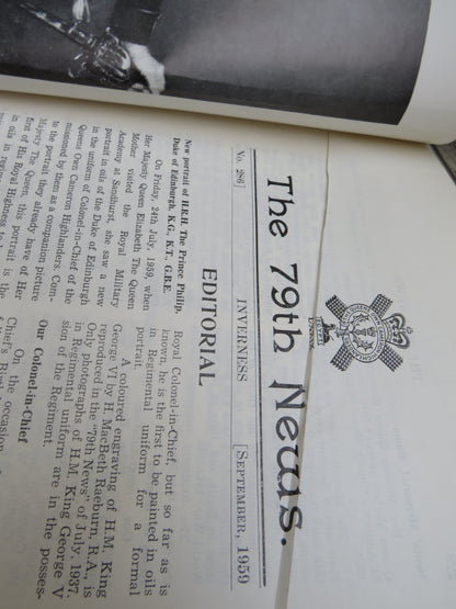 The Queen's Own Cameron Highlanders The 79th News - September 1959