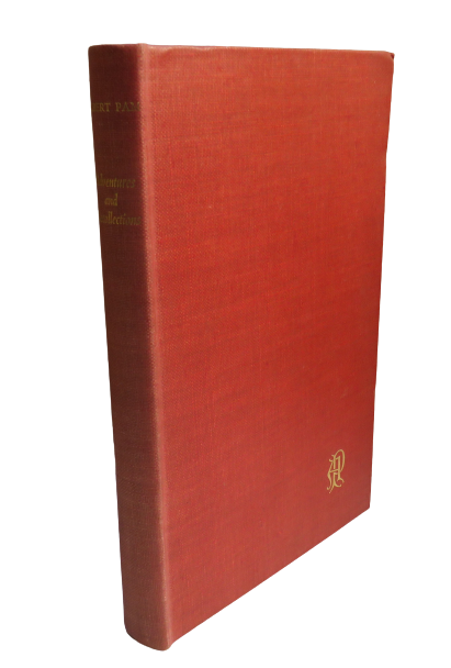Adventures and Recollections by Albert Pam, 1945, Signed Copy book front cover
