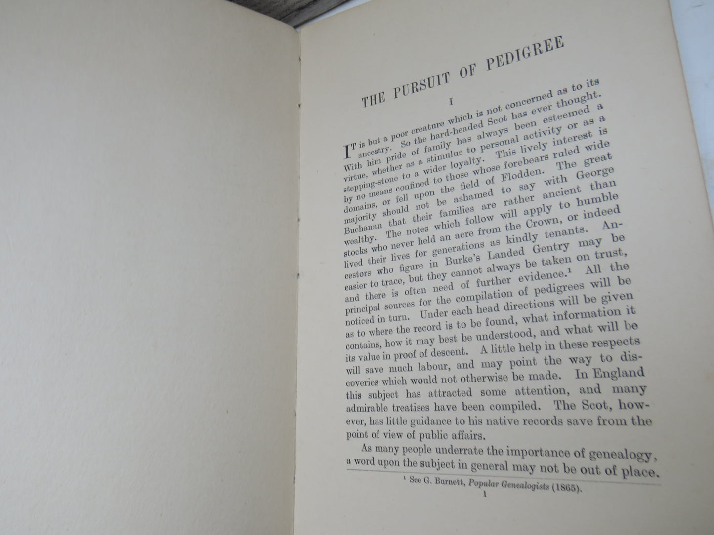 The Pursuit of Pedigree By Hector M'Kenchnie 1928