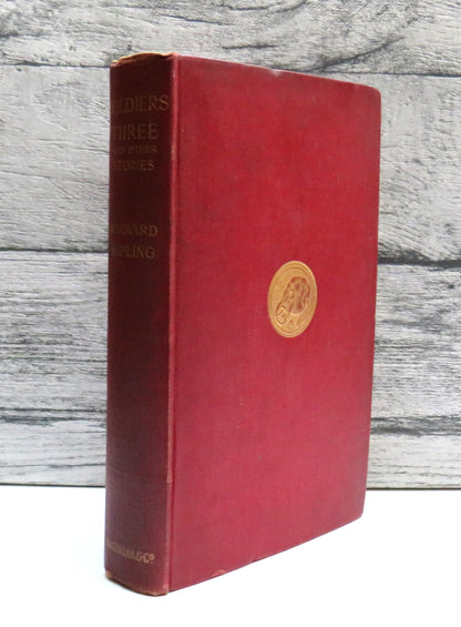 Soldiers Three The Story of the Gadsbys In Black & White By Rudyard Kipling 1900