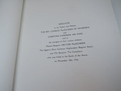 The Sword of the North Highland Memories of the Great War By Dugald MacEchern 1923 book image 4