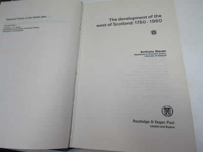 The Development Of The West of Scotland: 1750-1960 By Anthony Slaven 1975 book image 4