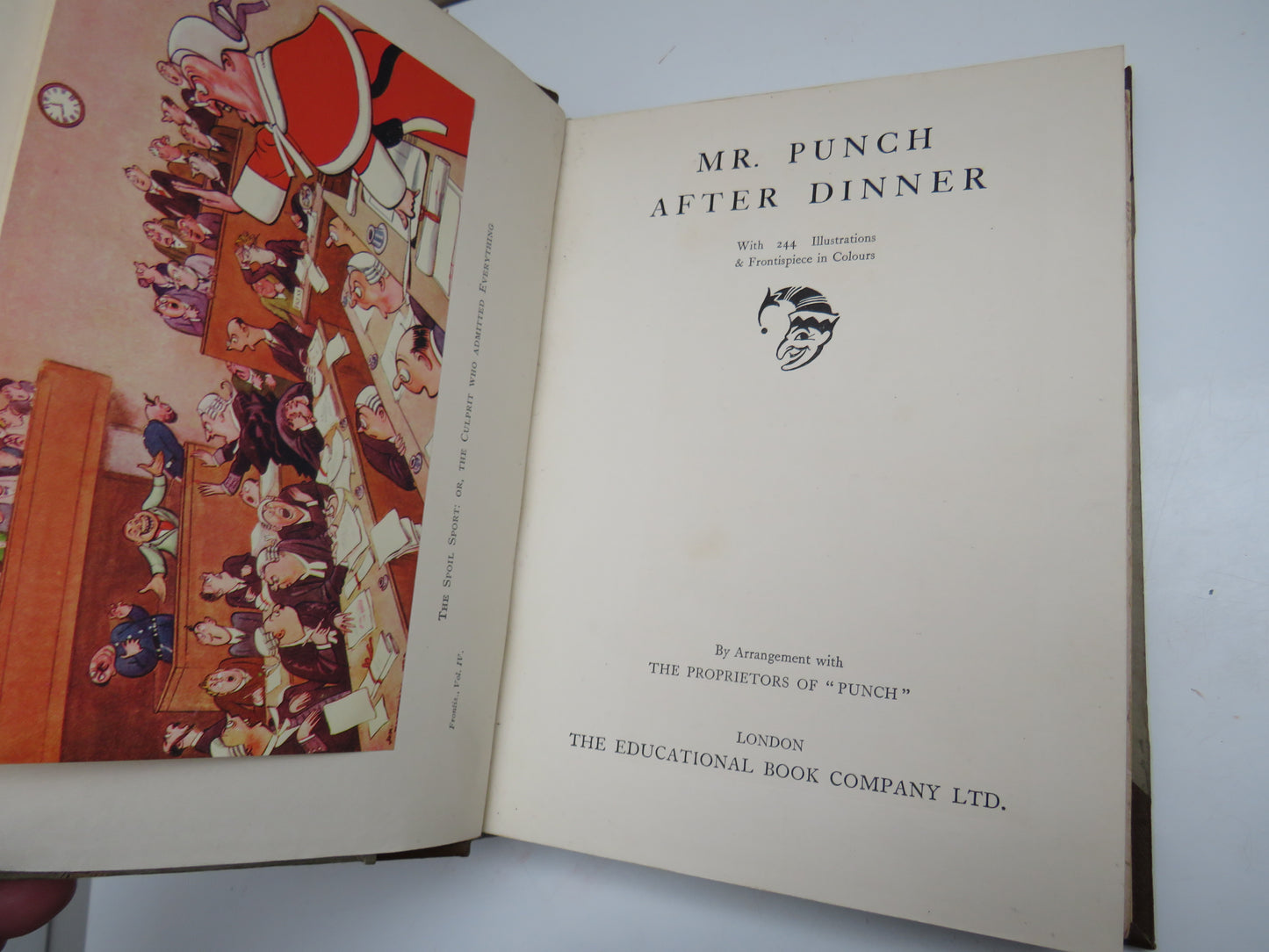 Mr. Punch After Dinner With 244 Illustrations & Frontispiece in Colours