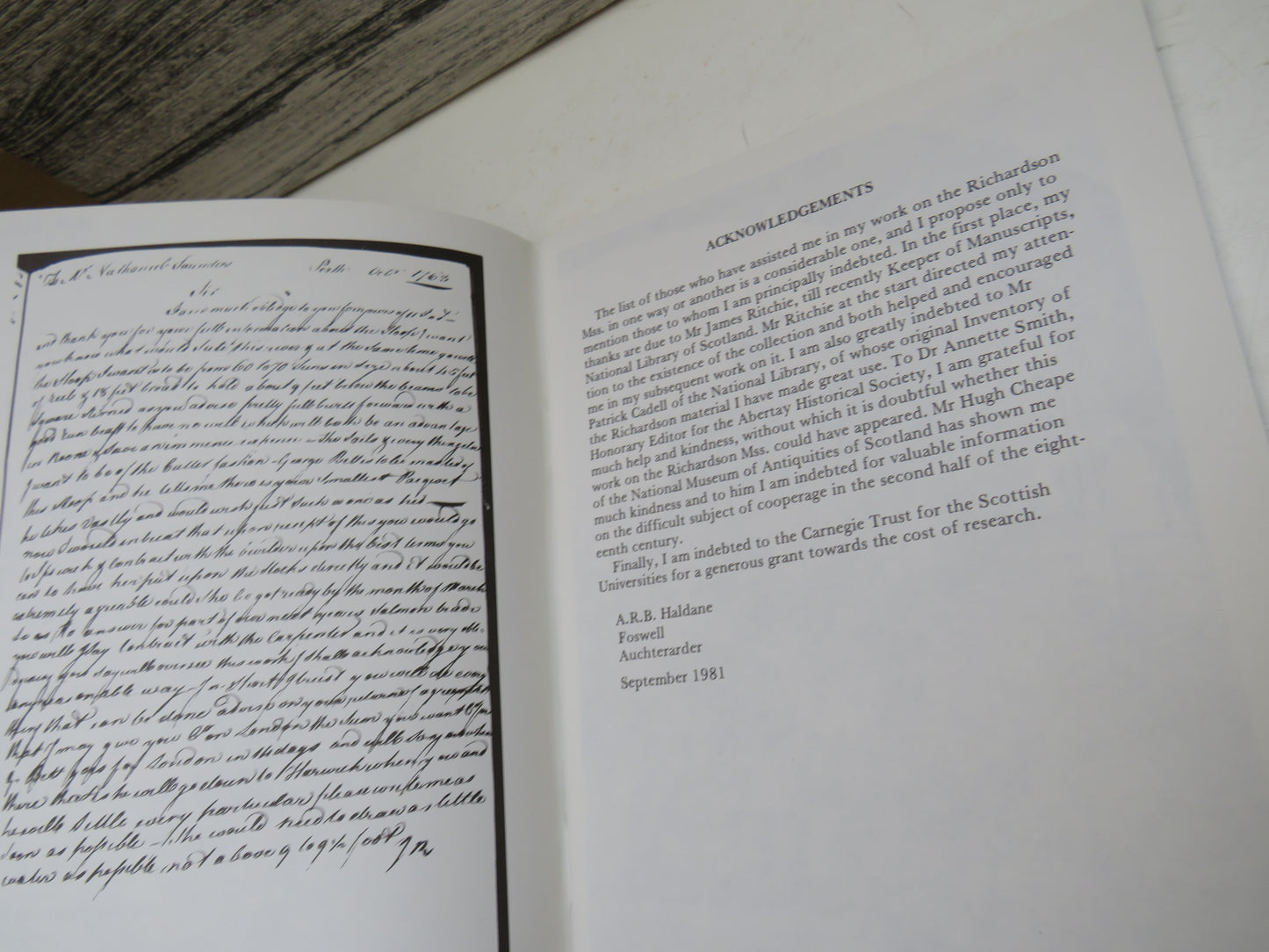 The Great Fishmonger of the Tay John Richardson of Perth & Pitfour By A R B Haldane 1981