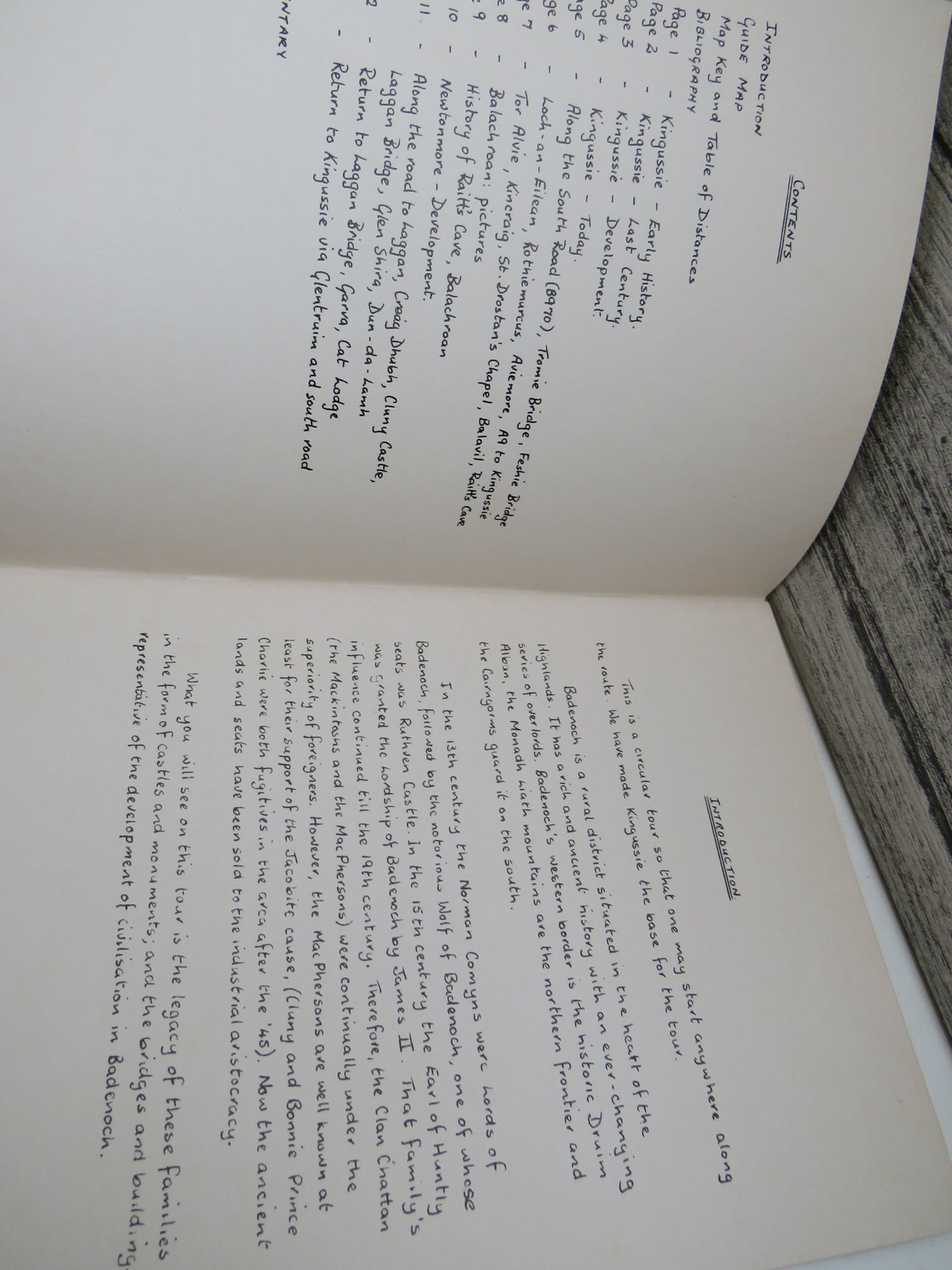 Badenoch A Car Guide To The Historical Buildings of the District 1975