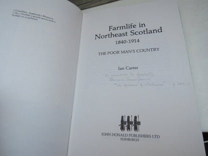 Farmlife In Northeast Scotland 1840-1914 The Poor Man's Country By Ian Carter 1979 book image 4