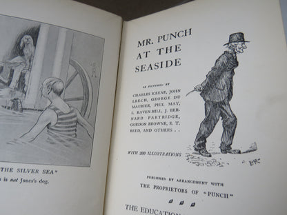 Punch Library Of Humour 6 Volumes Inc Punch At The Seaside, In Wig & Gown, Book of Sports, Scottish  book image 12