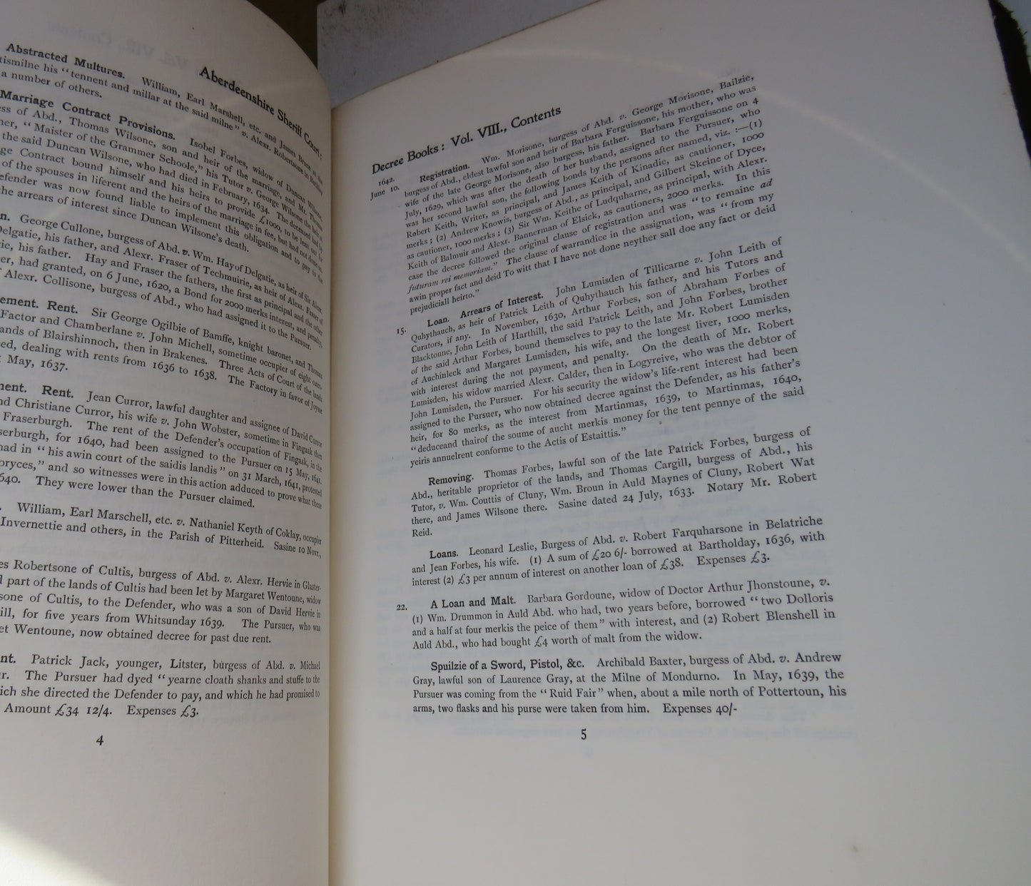 Sheriff Court Records - Aberdeen, Volume III Records 1642-1660 Edited by David Littlejohn, 1907