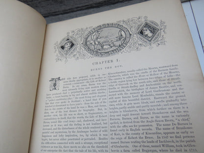 The National Burns Edited By Rev. George Gilfillan Including The Airs of All The Songs and An Original Life of Burns By The Editor